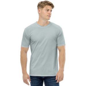 Ruggstar Men Grey Round Neck Polyester T-Shirt